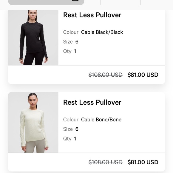 Lululemon Rest Less Pullover - Picture 4 of 4